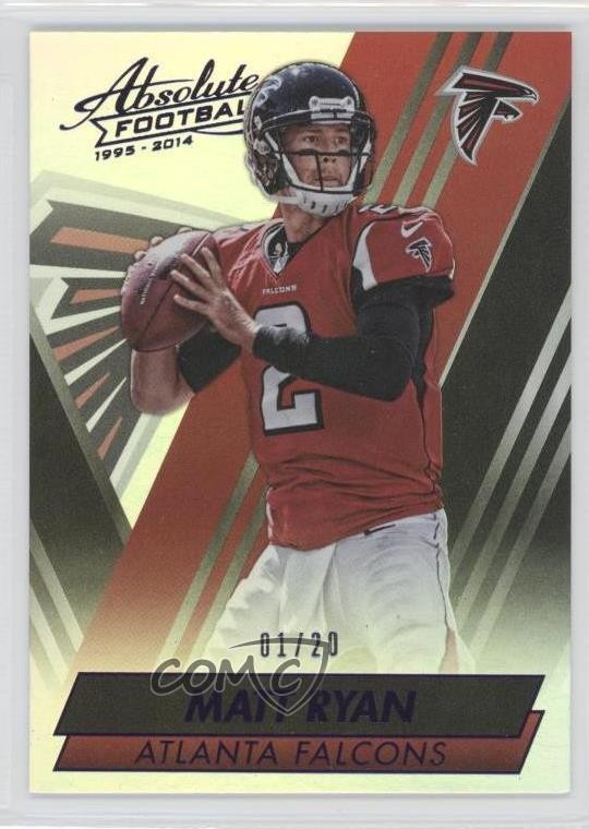 2014 Panini Absolute Spectrum Purple Anniversary 1/20 Matt Ryan #68 0f8