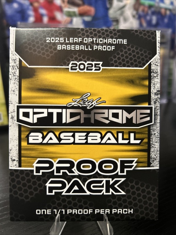 2025 LEAF Optichrome Baseball Proof – ONE 1/1 PROOF PER PACK