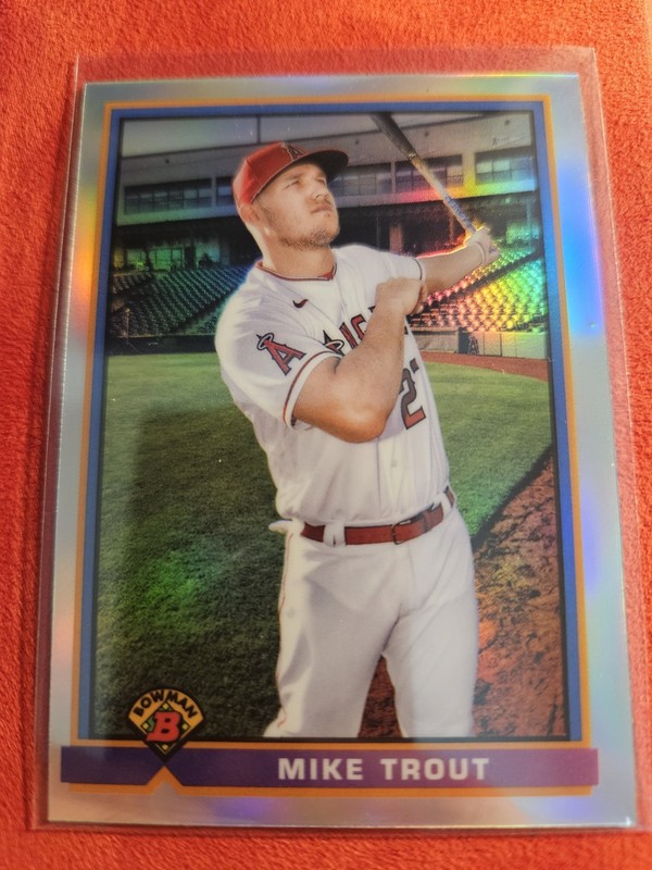 2021 Bowman Mike Trout 1991 Bowman Refractor #91B-MT