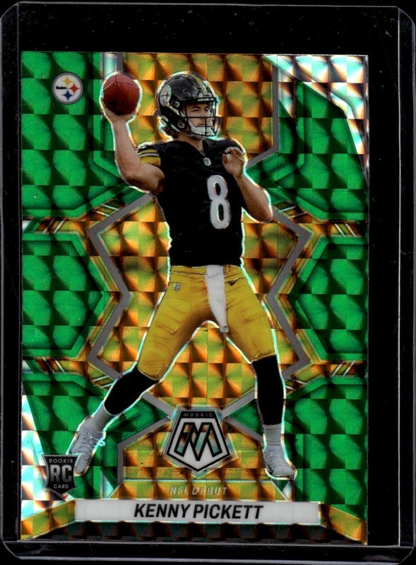 2022 Panini Mosaic Mosaic Green #270 Kenny Pickett Pittsburgh Steelers