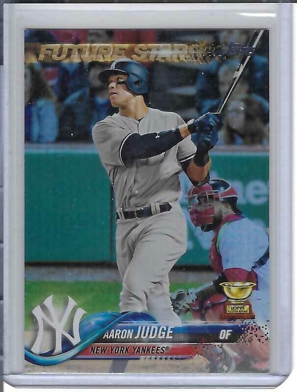 Aaron Judge 2018 Topps Rainbow Foil Gold Rookie Cup Future Stars #1 Yankees
