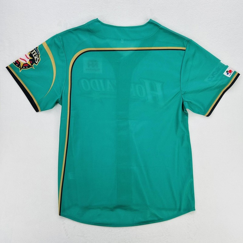 Hokkaido Nippon-Ham Fighters Jersey Mens Large Green Japan NPB Baseball Shirt gallery