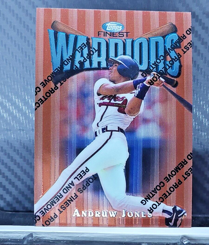 Andruw Jones 1997 Topps Finest WARRIORS #100 – Braves