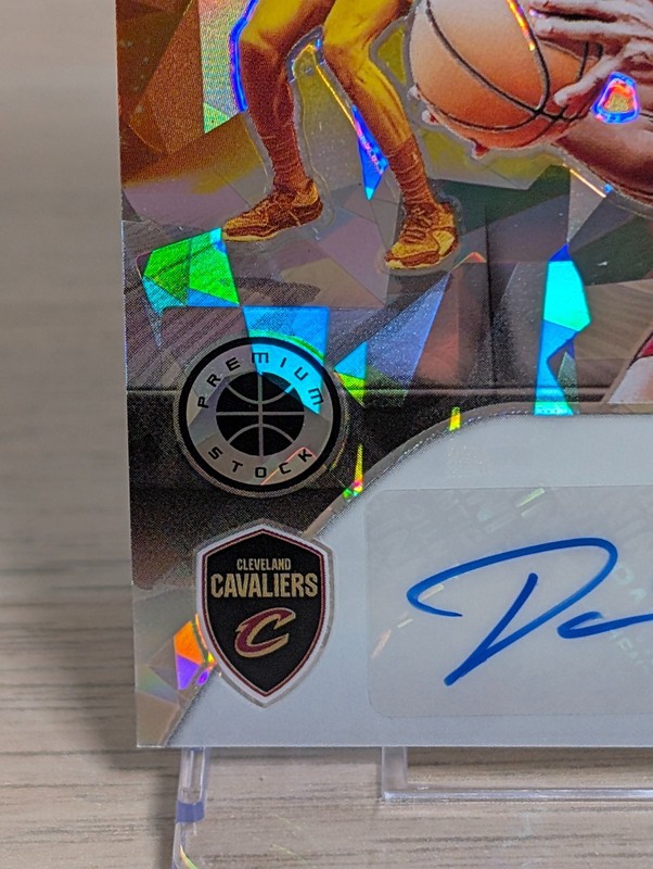 Damian Jones 2023 NBA Hoops Premium Stock Hot Signatures Ice Prizm Auto #HS-JNE gallery