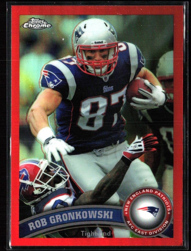 2011 Topps Chrome – Rob Gronkowski #132 Orange Refractor 2nd Year……