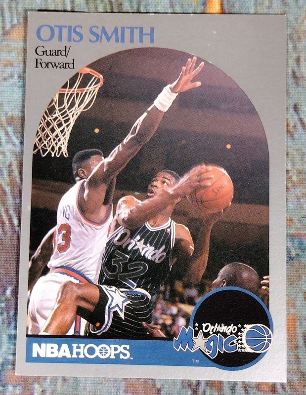 Otis Smith NBA Hoops 1990 Orlando Magic #221
