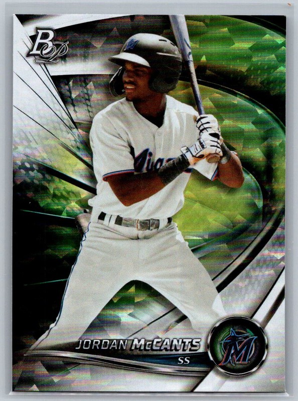 2022 Bowman Platinum #TOP-37 Jordan McCants Top Prospects Ice Foilboard