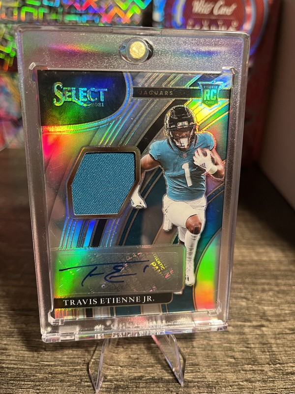 2021 Panini Select – Rookie Signature Memorabilia #RSM-TET Travis Etienne /199