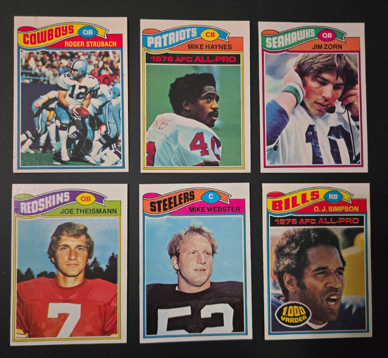 1977 TOPPS FOOTBALL YOU PICK #1 – #200 ****FREE SHIPPING****