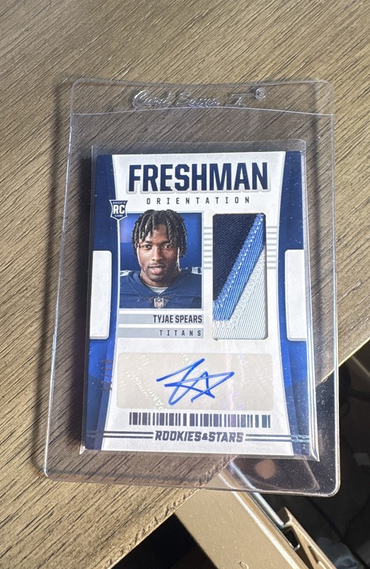2023 Panini Rookies & Stars – Tyjae Spears #FO-TS Prime /25 (MEM, RC)