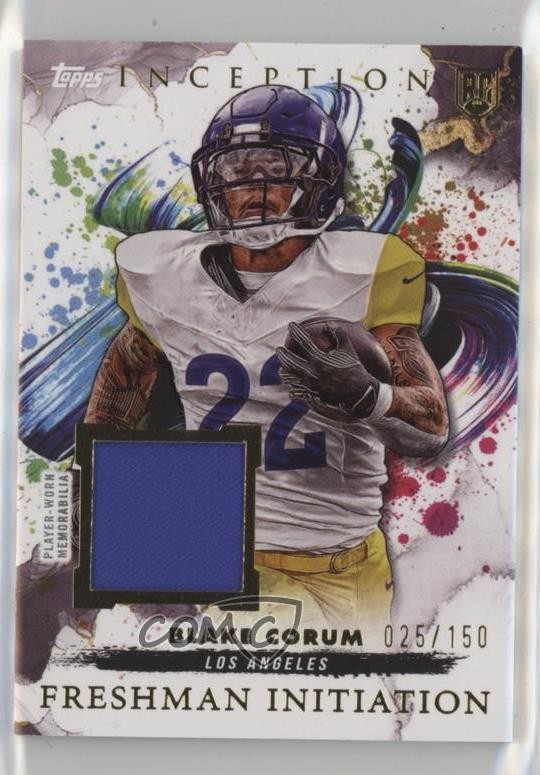 2024 Topps Inception Freshman Initiation 25/150 Blake Corum #FI-6 09p1