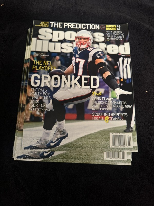 Rob Gronkowski January 12 2015 Gronked Sports Illustrated New England Patriots