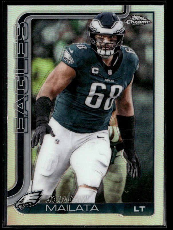 2025 Topps Chrome #245 Jordan Mailata Refractor
