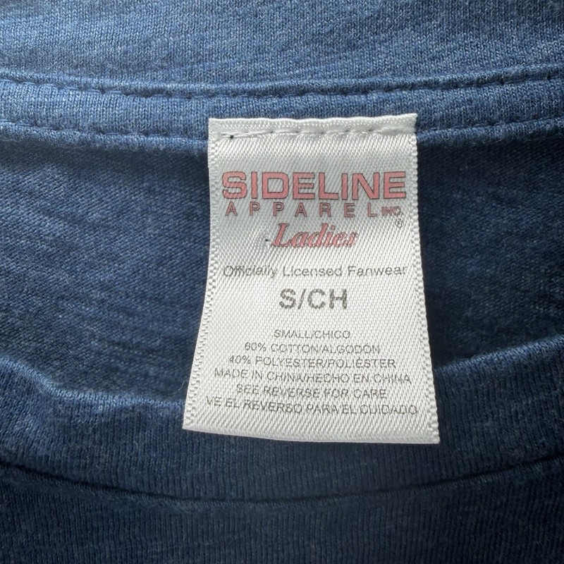 Michigan Wolverines Sideline Apparel T Shirt Womens Size Small Blue Yellow gallery