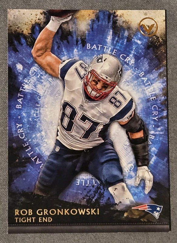 2015 Topps Valor Battle Cry Rob Gronkowski #BC-RG New England Patriots