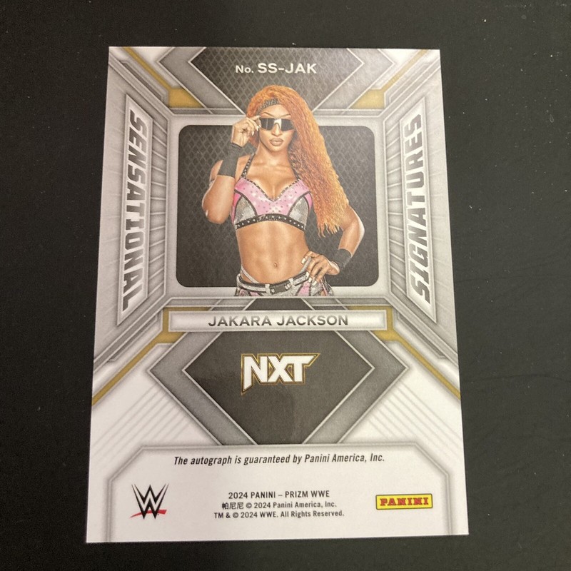 2024 Panini Prizm WWE Jakara Jackson RC Sensational Signatures Auto gallery