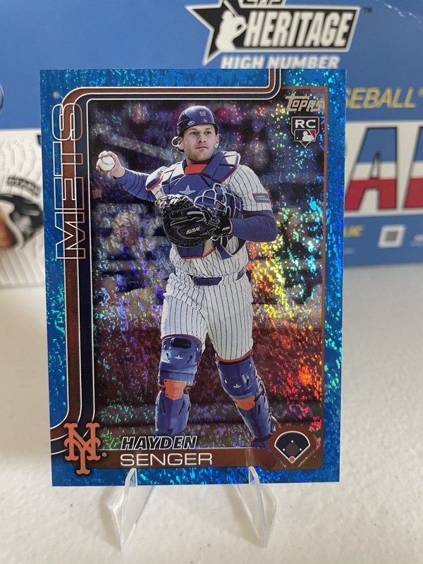 2025 Topps Update Series – Hayden Senger #US126 Blue Holofoil /150 (RC)