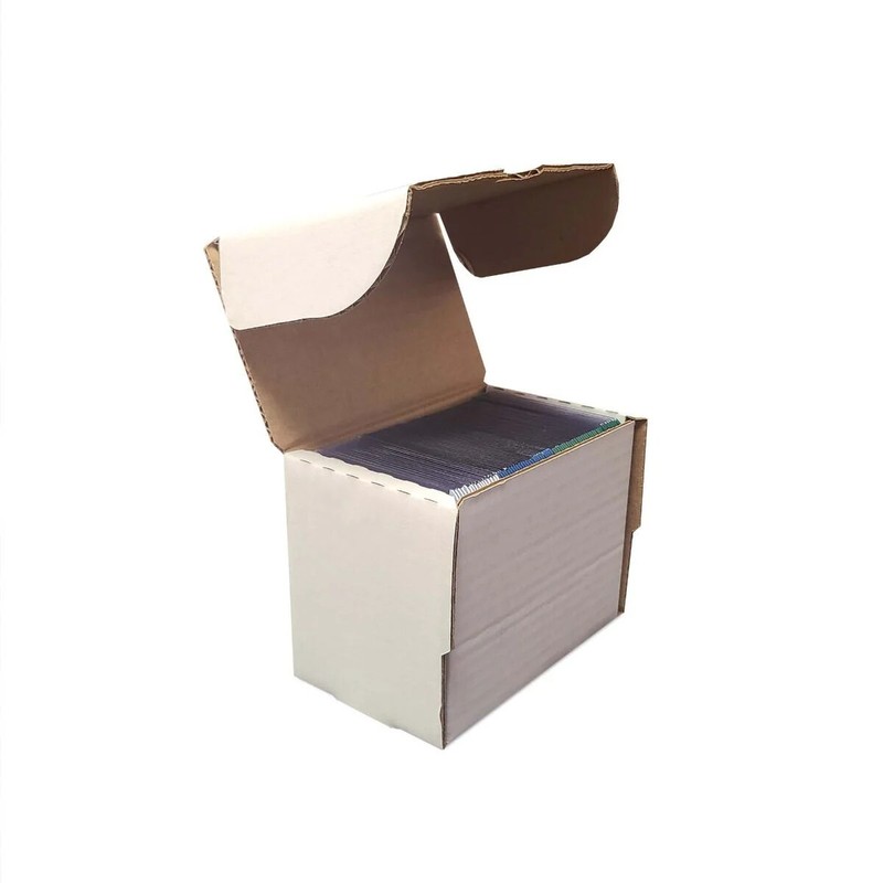 (1 pk) BCW 5 in Toploader Cardboard Storage Box-Sport Trading Card Boxes
