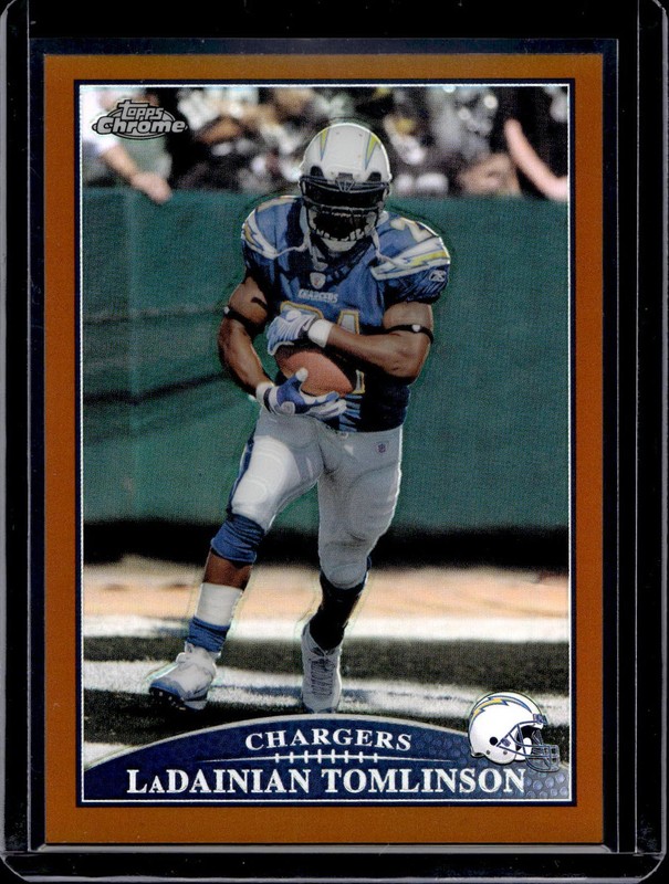 2009 Topps Chrome LaDainian Tomlinson Copper Refractor /649 Chargers TC87