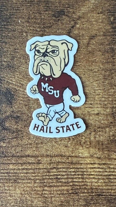 Mississippi State Bulldogs Logo NCAA College Vinyl Sticker Decal