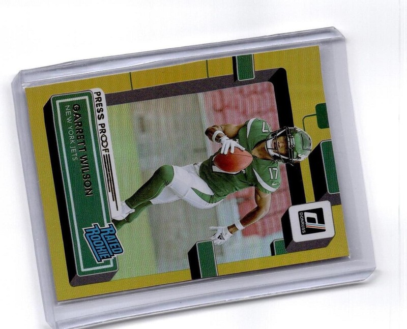 2022 Donruss #306 Garrett Wilson Premium Press Proof