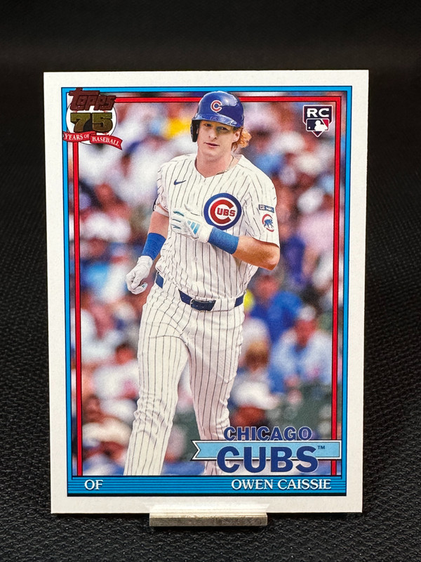 2026 Topps Series 1 OWEN CAISSIE 1991 Topps RC #T91-10