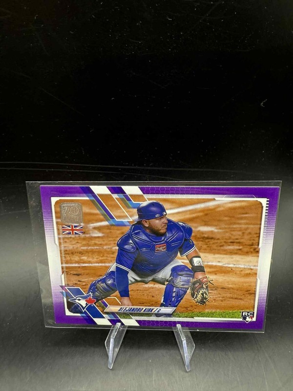 2021 Topps UK Edition ALEJANDRO KIRK Purple Parallel #110 #/50 Jays Rookie RC SP