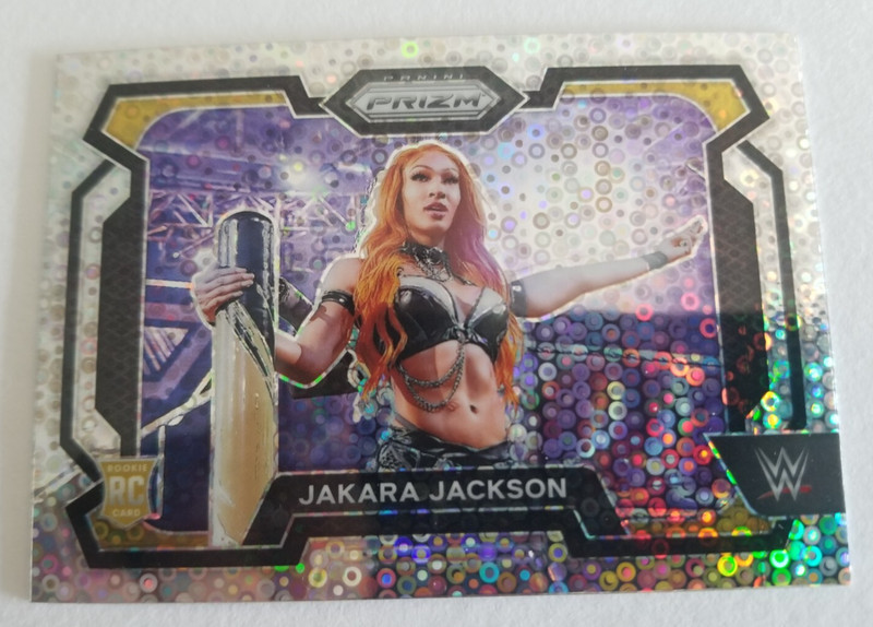 2024 Panini Prizm WWE Jakara Jackson Undercard Disco Rookie #12 RC