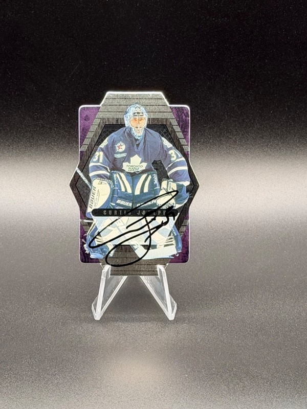 CURTIS JOSEPH 2000-01 ITG Be A Player Ultimate Memorabilia Die-Cut Autographs