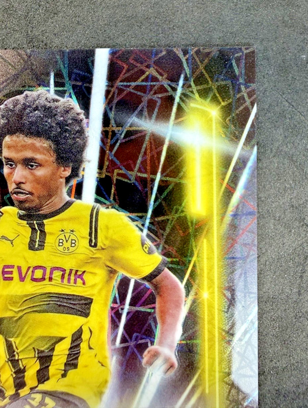 2024-25 Topps Chrome UCC Black Lazer Autographs Karim Adeyemi #BLA-KA gallery