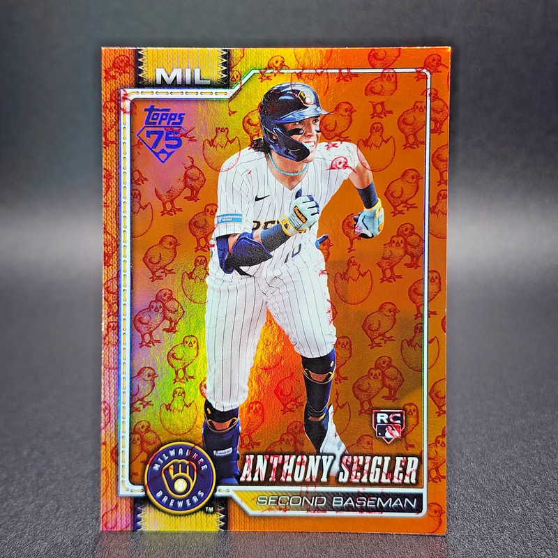 2026 Topps Series 1 #286 Anthony Seigler Easter Holiday Chicks SP RC