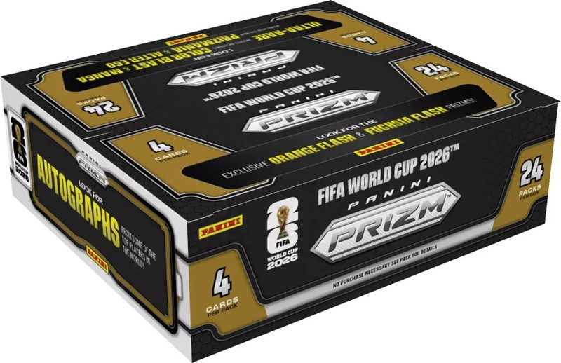 2026 Panini Prizm FIFA World Cup Soccer Retail Box PREORDER-QTY AVAIL-FREE SHIP