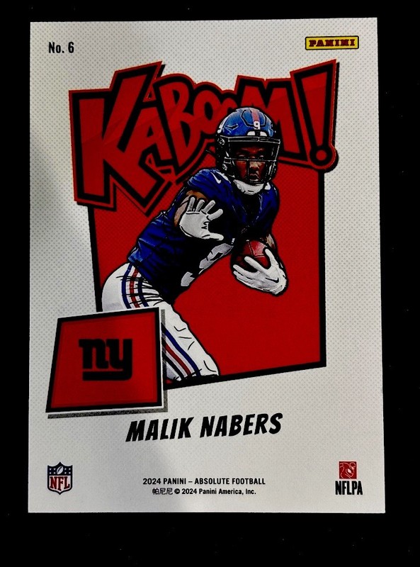 NFL Mystery Pack 🔥 1/30 CHANCE at Malik Nabers KABOOM Rookie! gallery