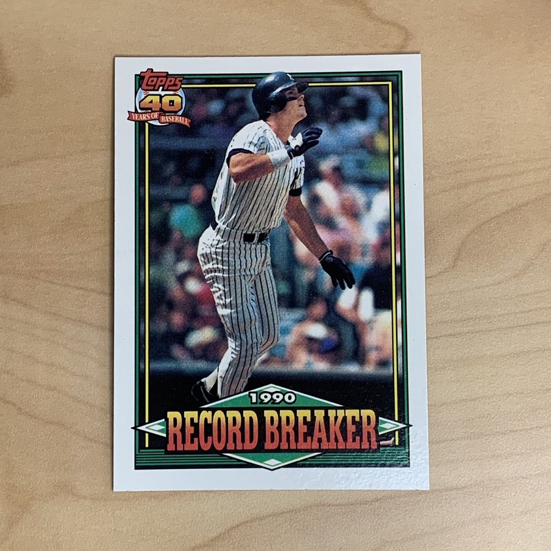 1991 Topps Baseball Card #4 Kevin Maas – New York Yankees RB