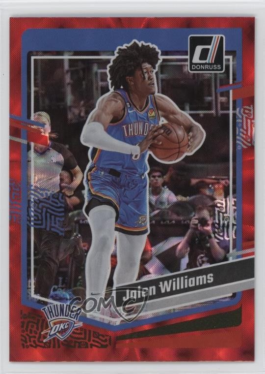 2023-24 Panini Donruss Red Jalen Williams #76 1if6