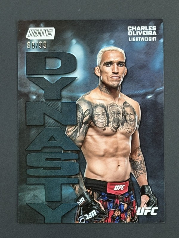 Charles Oliveira – 2025 Stadium Club UFC – Dynasty And Destiny Black #/99