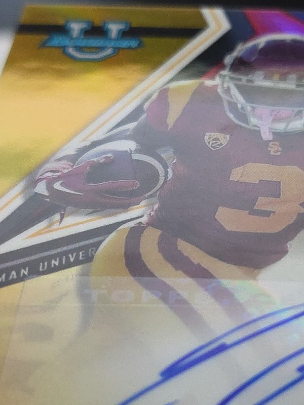 Jordan Addison 2022 Bowman Best U Auto #BA-JA Gold /50 Minnesota Vikings gallery