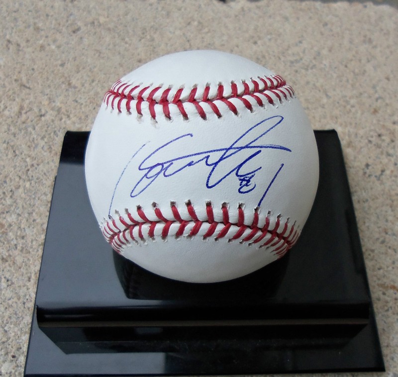 Cleveland Indians #1 KOSUKE FUKUDOME Signed Autographed OML Baseball COA PROOF