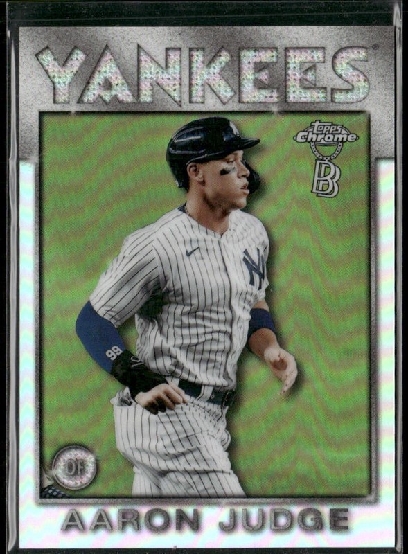 Aaron Judge 2021 Topps Chrome Ben Baller Edition #86TB-1 1986 Yankees