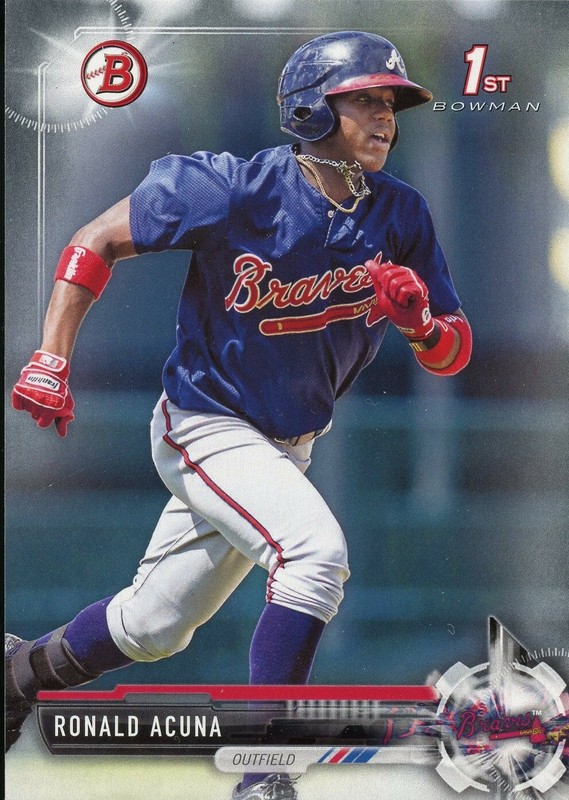 2017 Bowman Ronald Acuna Jr. #BP127 1st Prospect