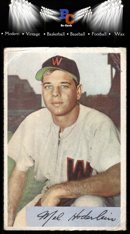 1954 Bowman #120 Mel Hoderlein