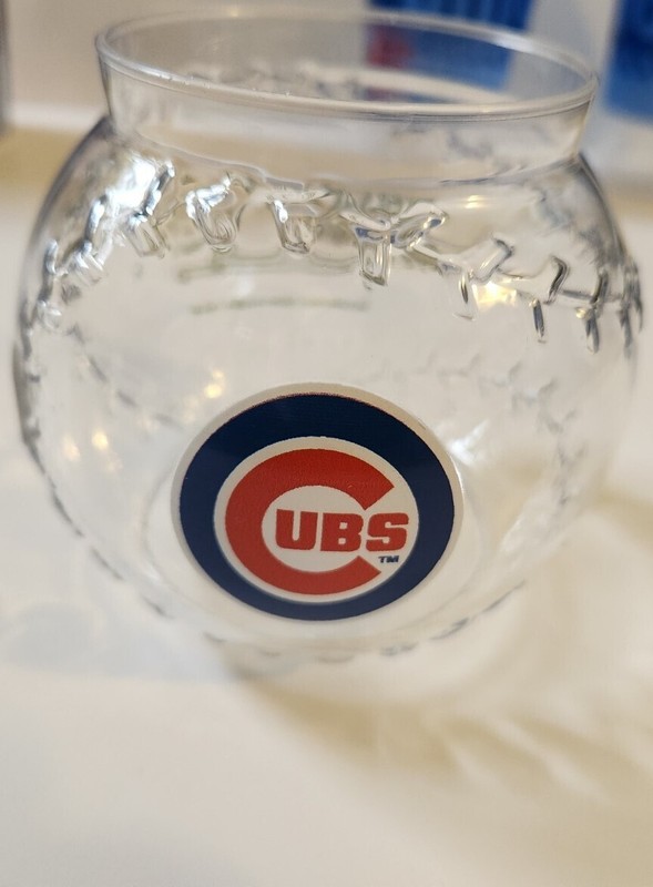 Chicago Cubs 12 oz. Baseball-Shaped Souvenir Fastball Cup: From Wrigley Field