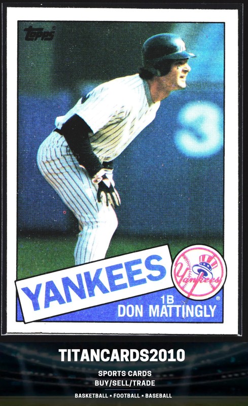 Don Mattingly 1985 Topps New York Yankees #665