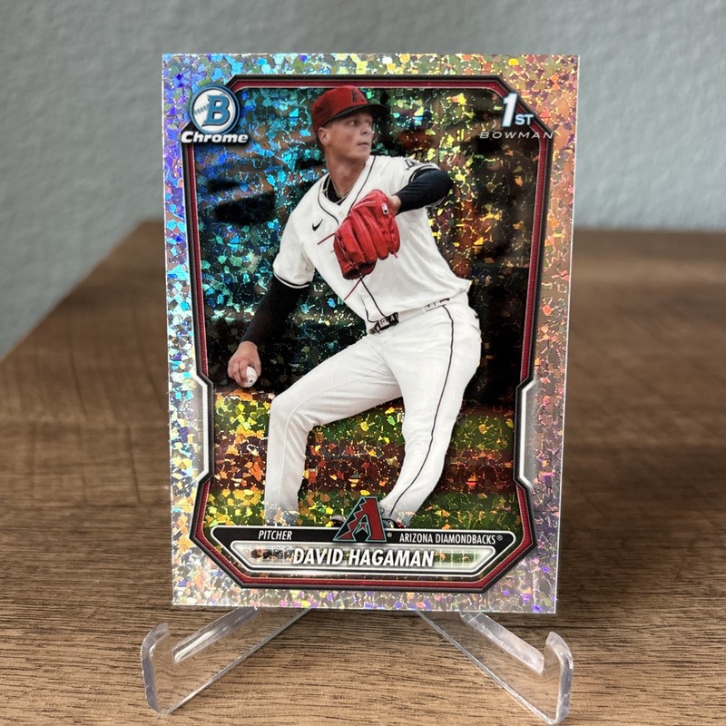 2026 Bowman Chrome 1st David Hagaman Mini Diamond Refractor #BCP-84 Diamondbacks