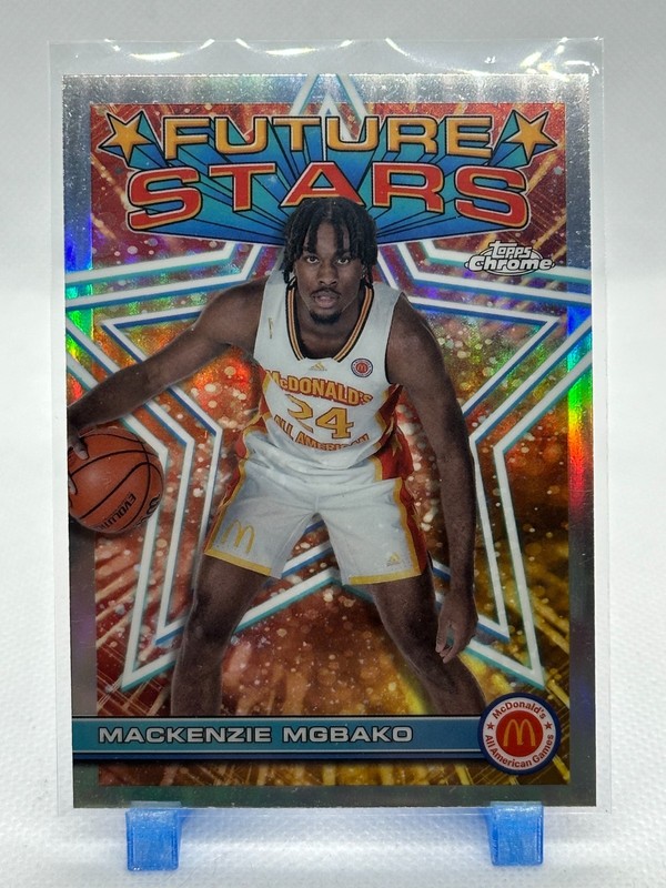 Mackenzie Mgbako 2023 Topps Chrome McDonald’s All American Future Stars #FS-4