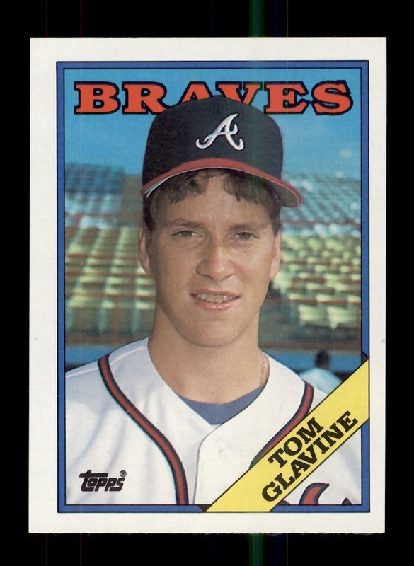 1988 TOPPS #779 TOM GLAVINE ROOKIE RC ATLANTA BRAVES