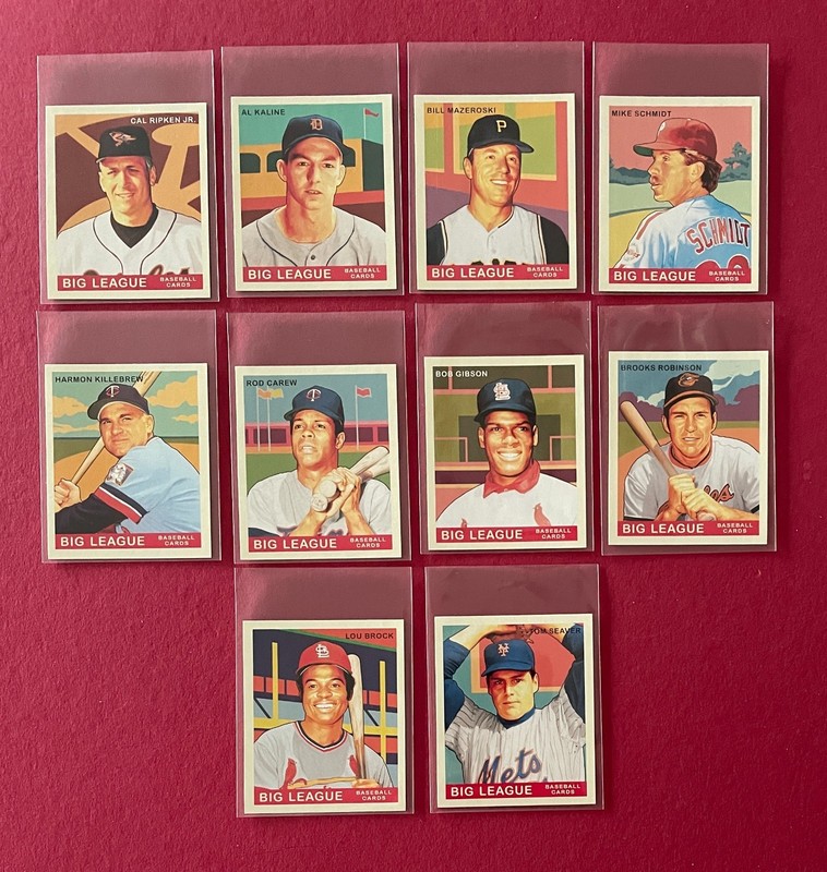 2007 Upper Deck Goudey Big League Baseball Single Print SP 10 Diff HOF’s Ripken
