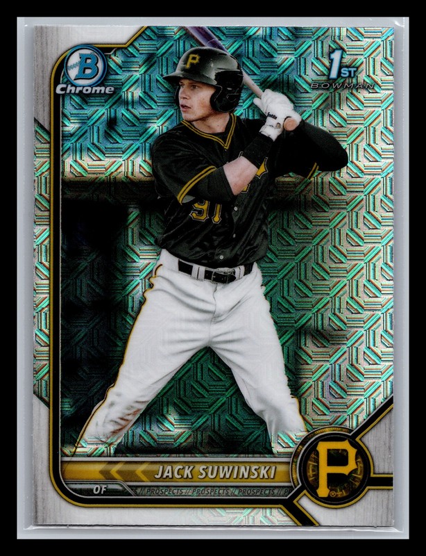 Jack Suwinski Pittsburgh Pirates #BCP-84 2022 Bowman Chrome Prospects Mojo