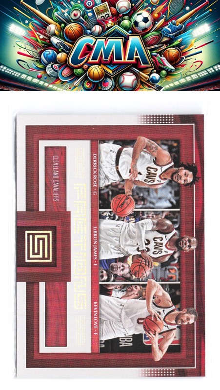 2017-18 Panini Status #8 Derrick Rose / Kevin Love / LeBron James Factions