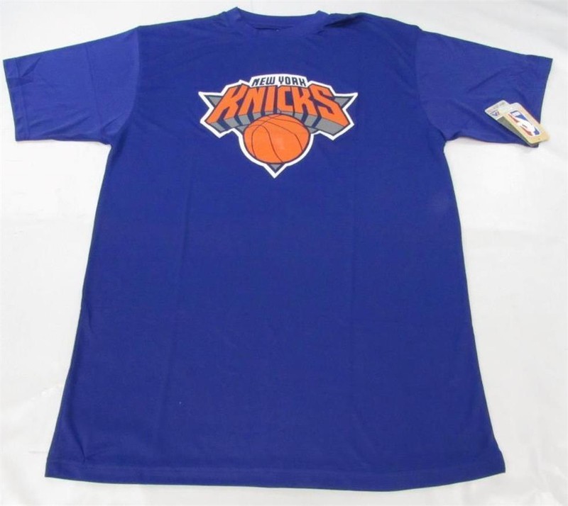 New York Knicks Mens Sizes L-XL-3XL-4XL-5XL-Tall Blue Polyester Majestic Shirt